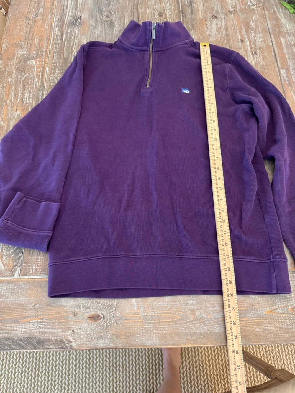 Southern Tide Men's Half-Zip Pullover Sweater - Purple